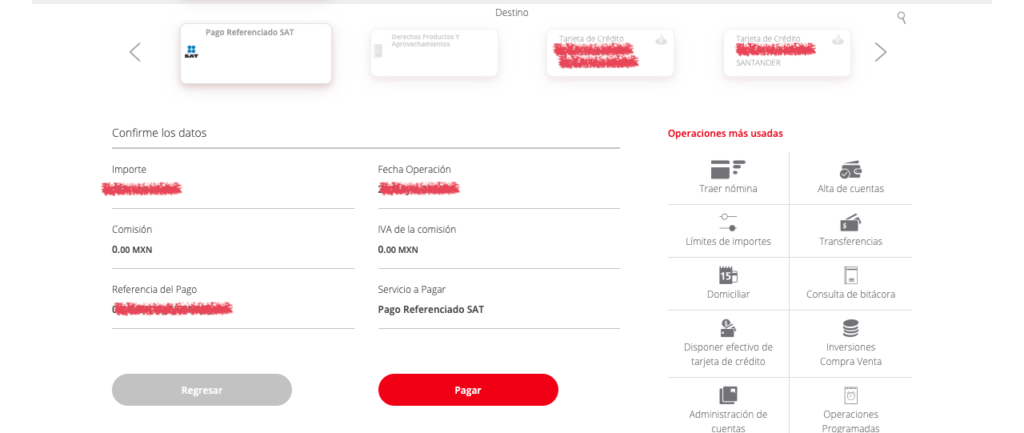 Confirmacion-datos-pago-SAT-Santander